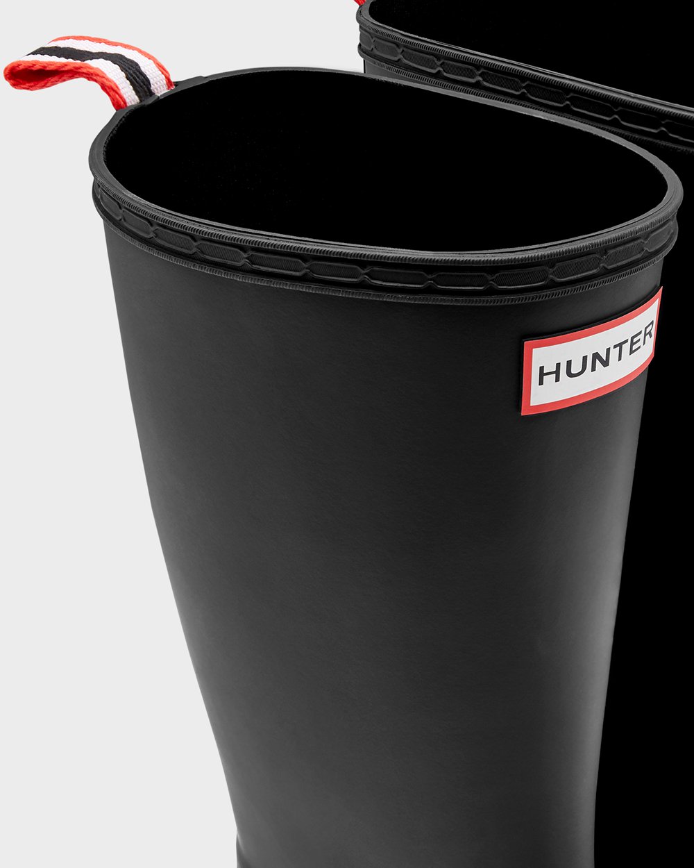 Kalosze Play Damskie - Hunter Original Tall Rain - Czarne - JASZ-20975